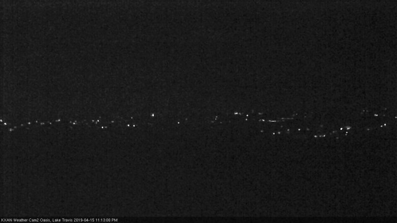 Lake Travis webcam, April 15, 2019 10:15 PM CT