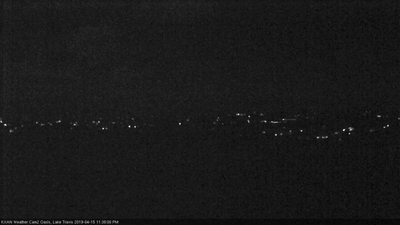Lake Travis webcam, April 15, 2019 10:40 PM CT