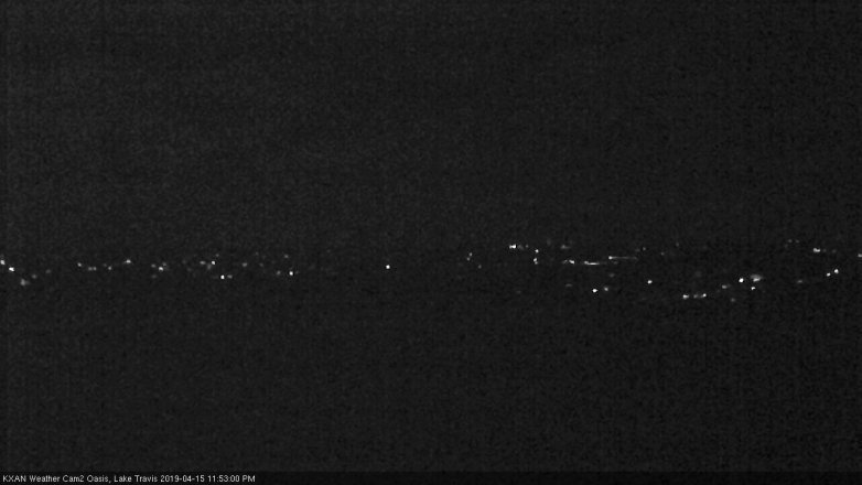 Lake Travis webcam, April 15, 2019 10:55 PM CT