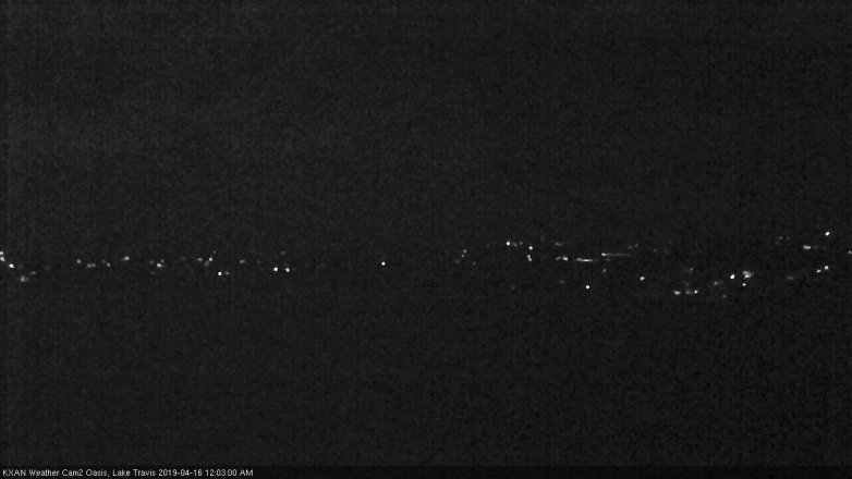 Lake Travis webcam, April 15, 2019 11:05 PM CT