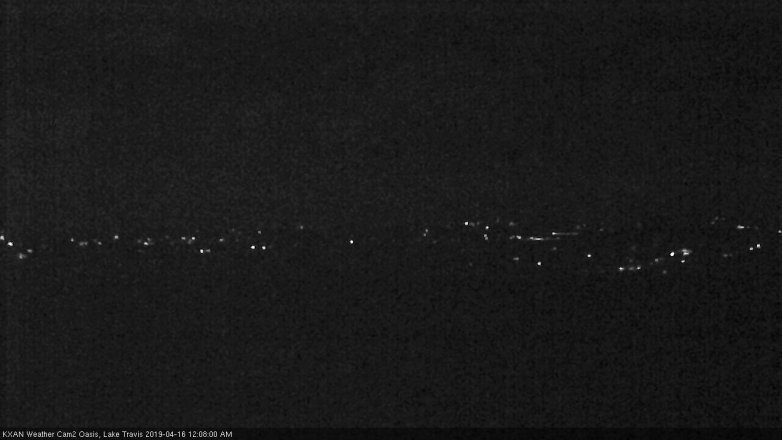 Lake Travis webcam, April 15, 2019 11:10 PM CT