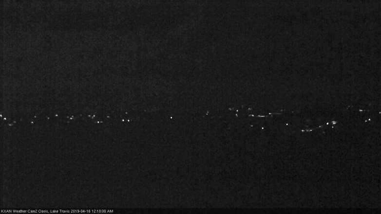 Lake Travis webcam, April 15, 2019 11:20 PM CT