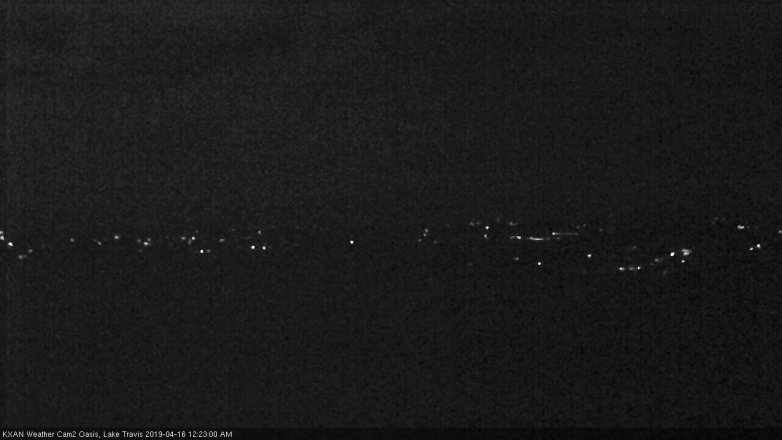 Lake Travis webcam, April 15, 2019 11:25 PM CT