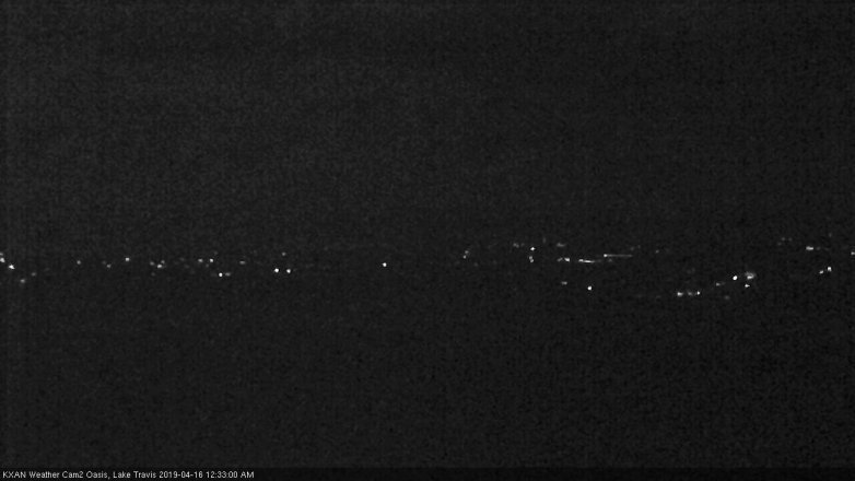 Lake Travis webcam, April 15, 2019 11:35 PM CT