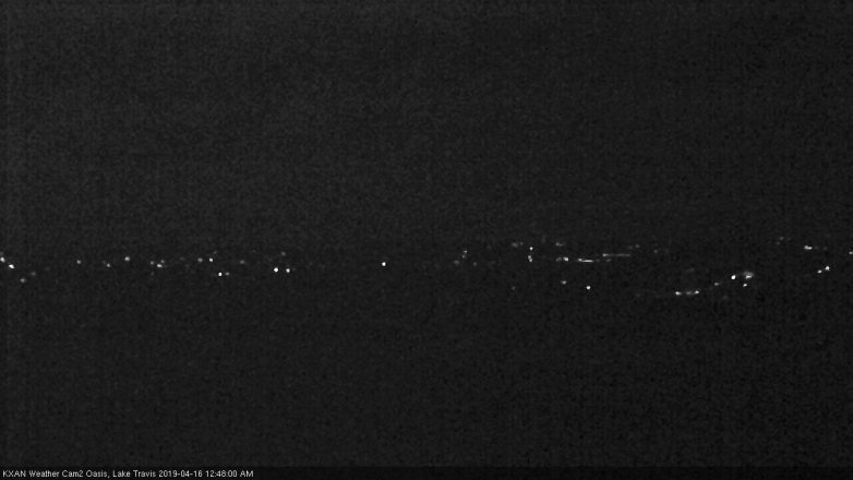 Lake Travis webcam, April 15, 2019 11:50 PM CT