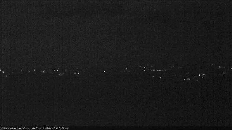 Lake Travis webcam, April 15, 2019 11:55 PM CT