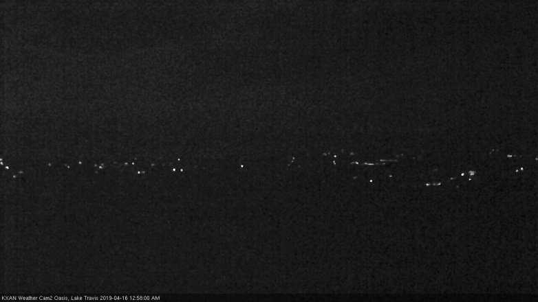 Lake Travis webcam, April 15, 2019 12:00 AM CT