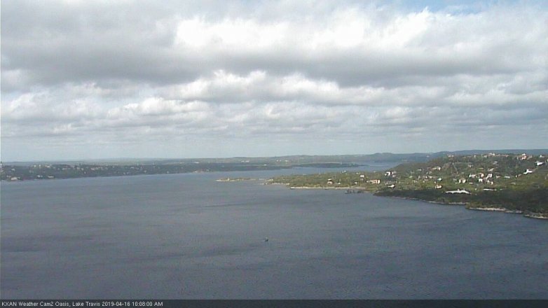 Lake Travis webcam, April 16, 2019 9:10 AM CT