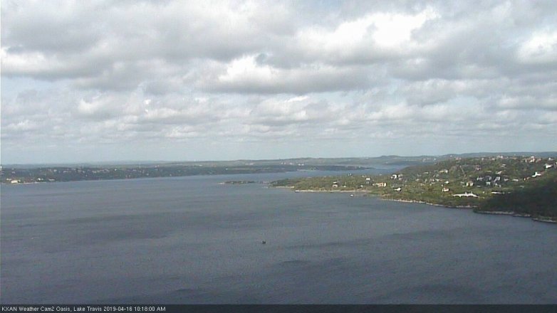 Lake Travis webcam, April 16, 2019 9:20 AM CT