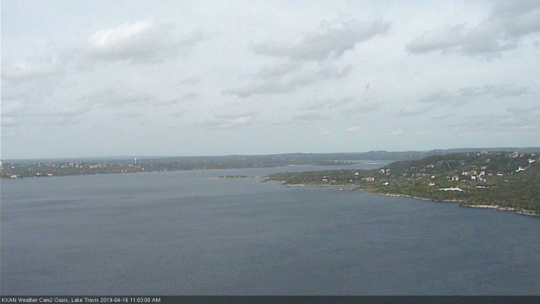Lake Travis webcam, April 16, 2019 10:05 AM CT