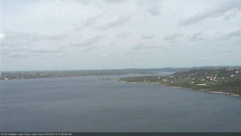 Lake Travis webcam, April 16, 2019 10:10 AM CT