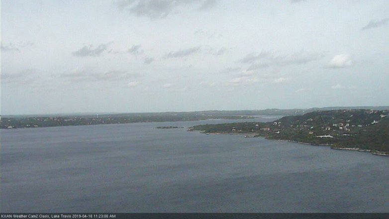 Lake Travis webcam, April 16, 2019 10:25 AM CT
