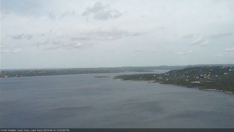 Lake Travis webcam, April 16, 2019 11:05 AM CT