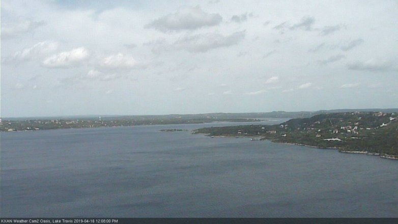 Lake Travis webcam, April 16, 2019 11:10 AM CT