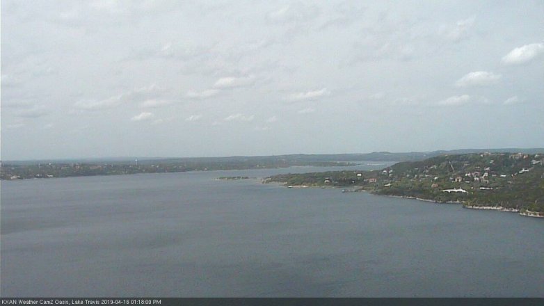 Lake Travis webcam, April 16, 2019 12:20 PM CT