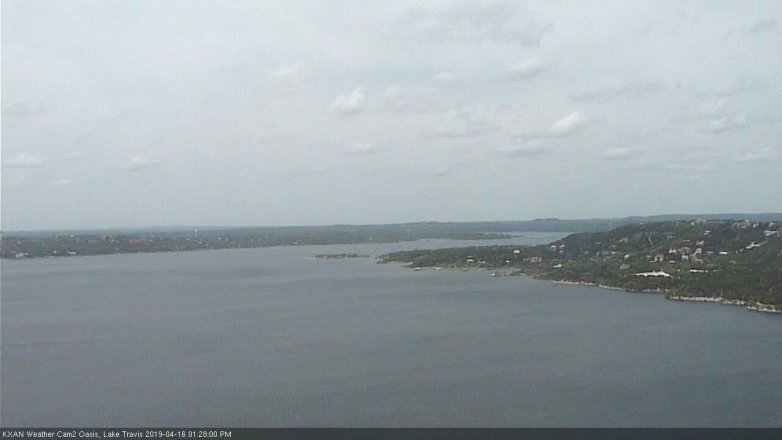 Lake Travis webcam, April 16, 2019 12:30 PM CT