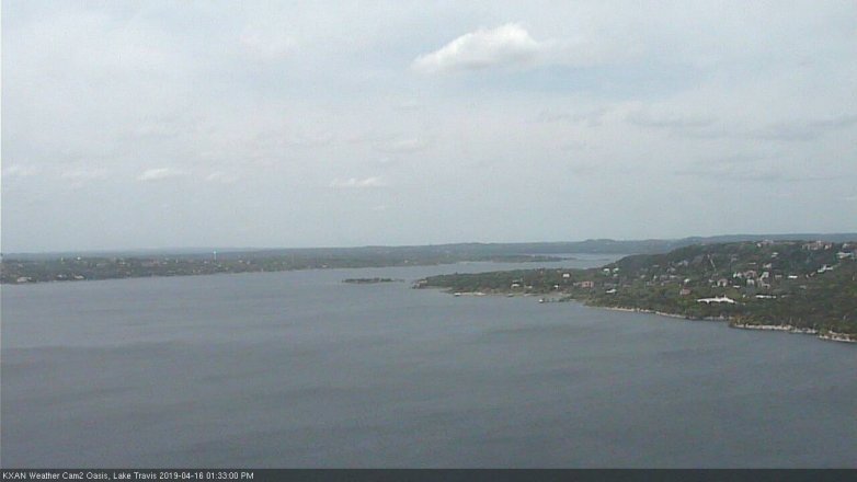 Lake Travis webcam, April 16, 2019 12:35 PM CT