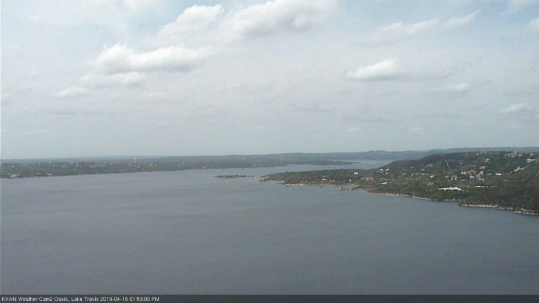 Lake Travis webcam, April 16, 2019 12:55 PM CT