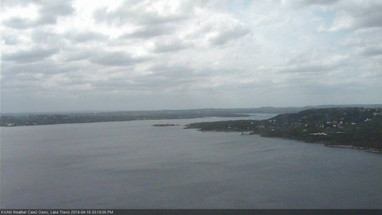Lake Travis webcam, April 16, 2019 2:20 PM CT
