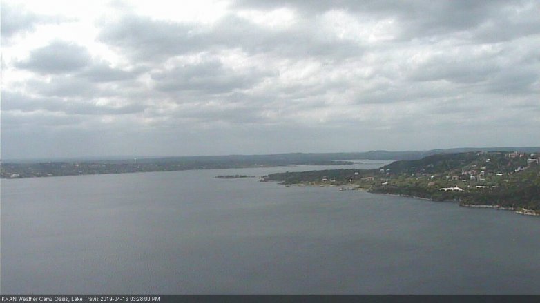 Lake Travis webcam, April 16, 2019 2:30 PM CT