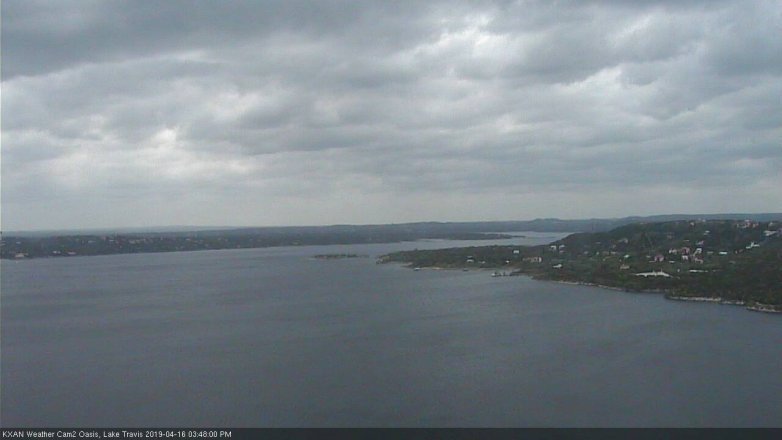 Lake Travis webcam, April 16, 2019 2:50 PM CT