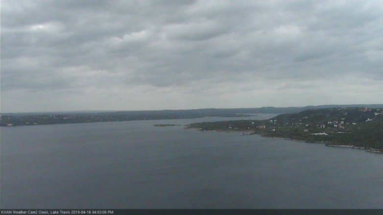 Lake Travis webcam, April 16, 2019 3:05 PM CT