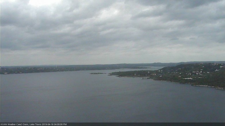 Lake Travis webcam, April 16, 2019 3:10 PM CT