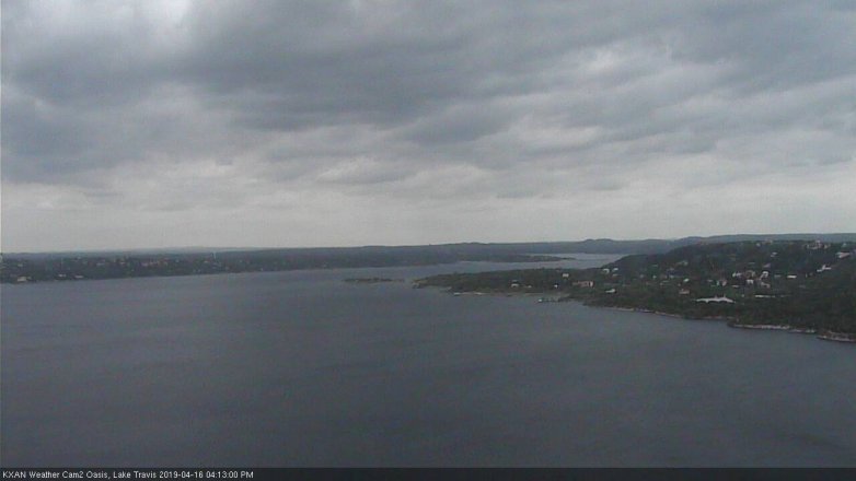 Lake Travis webcam, April 16, 2019 3:15 PM CT