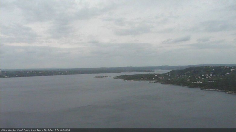 Lake Travis webcam, April 16, 2019 3:50 PM CT