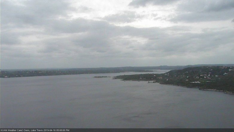 Lake Travis webcam, April 16, 2019 4:10 PM CT