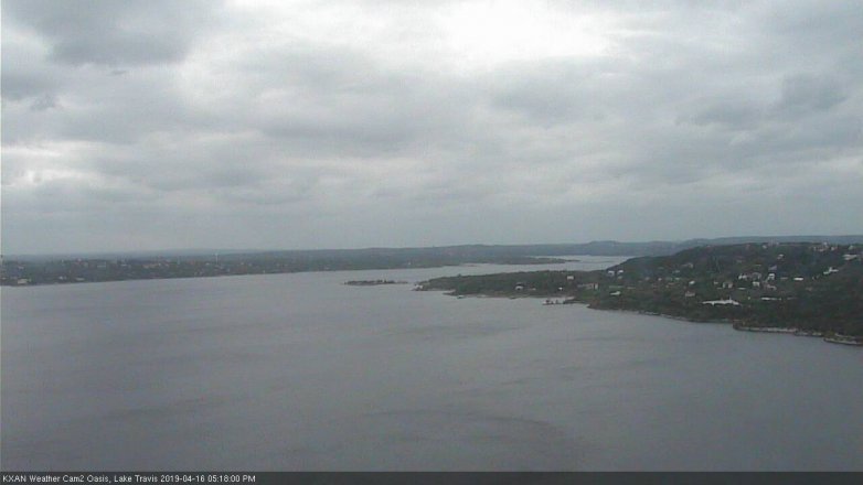 Lake Travis webcam, April 16, 2019 4:20 PM CT