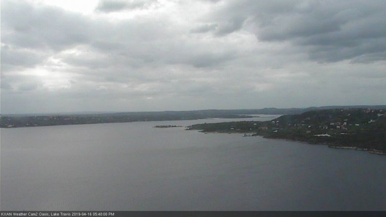 Lake Travis webcam, April 16, 2019 4:50 PM CT