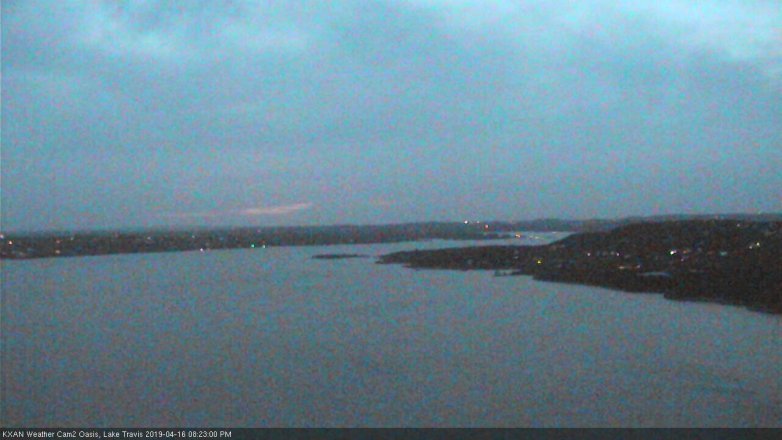 Lake Travis webcam, April 16, 2019 7:25 PM CT