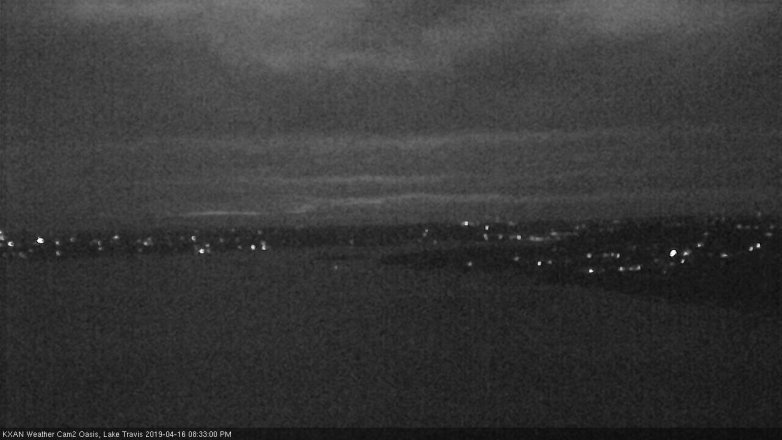 Lake Travis webcam, April 16, 2019 7:35 PM CT