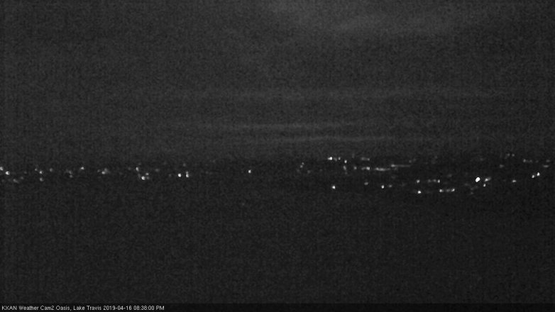 Lake Travis webcam, April 16, 2019 7:40 PM CT