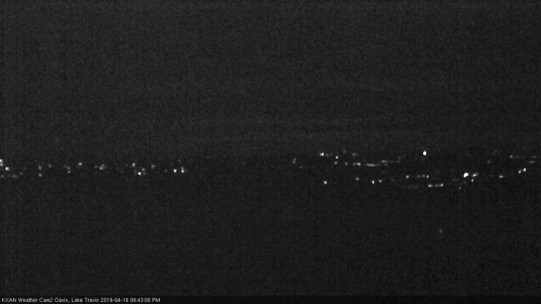 Lake Travis webcam, April 16, 2019 7:45 PM CT