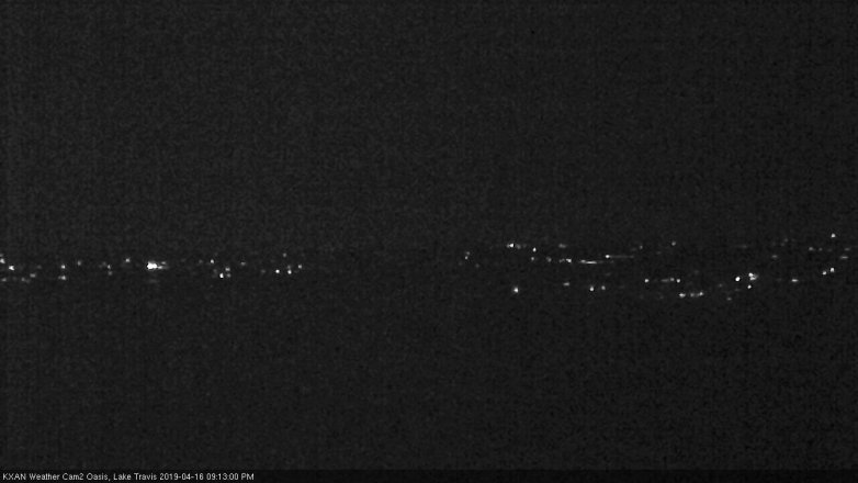Lake Travis webcam, April 16, 2019 8:15 PM CT