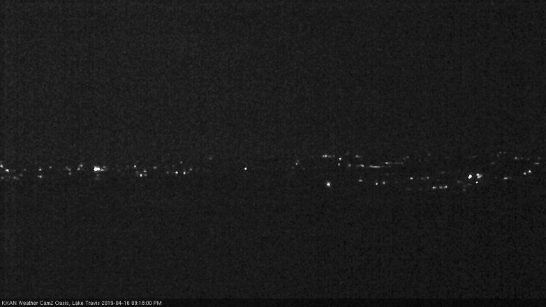 Lake Travis webcam, April 16, 2019 8:20 PM CT