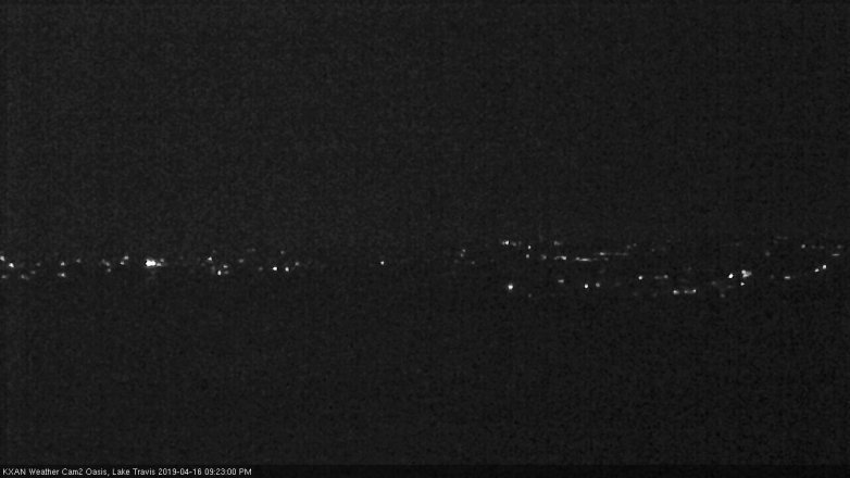 Lake Travis webcam, April 16, 2019 8:25 PM CT