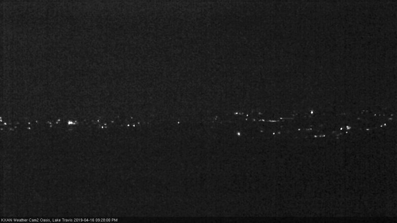 Lake Travis webcam, April 16, 2019 8:30 PM CT