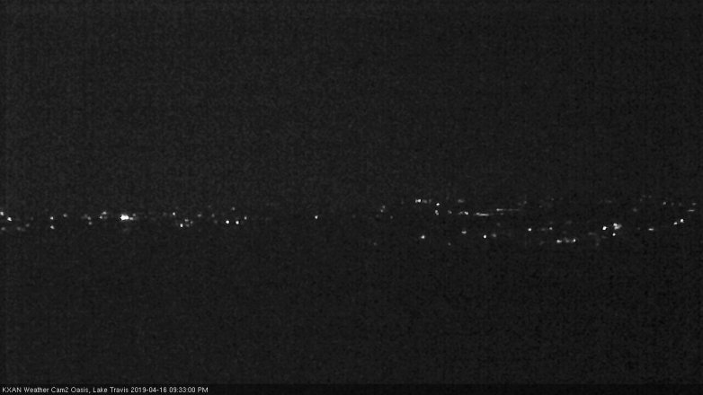 Lake Travis webcam, April 16, 2019 8:35 PM CT