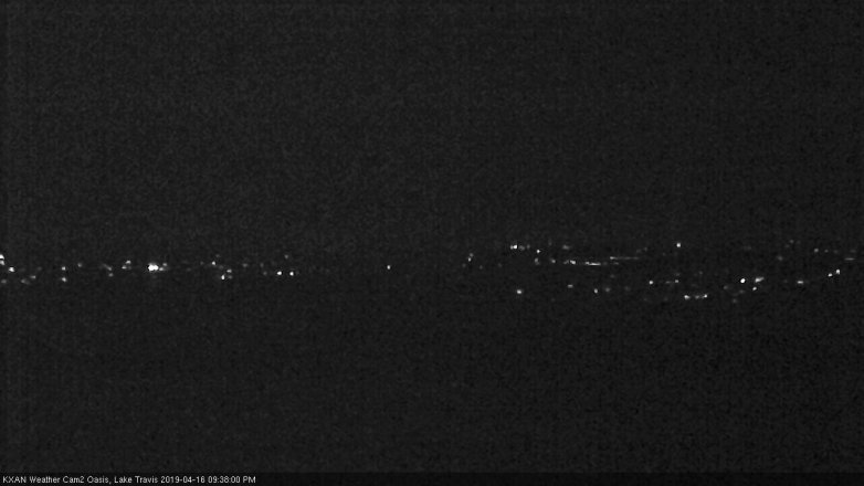 Lake Travis webcam, April 16, 2019 8:40 PM CT