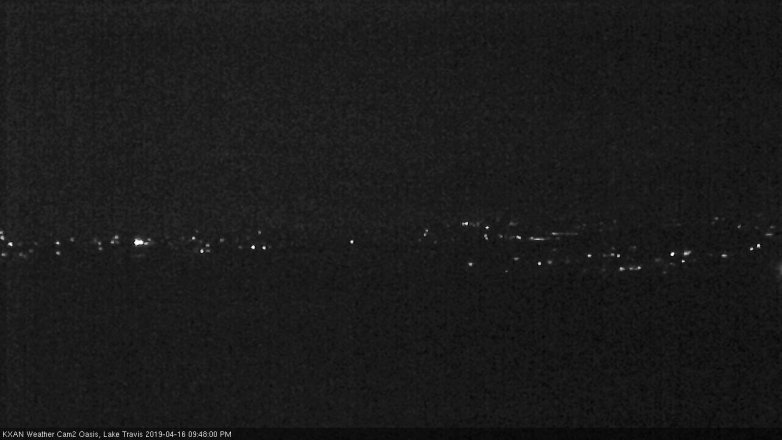 Lake Travis webcam, April 16, 2019 8:50 PM CT