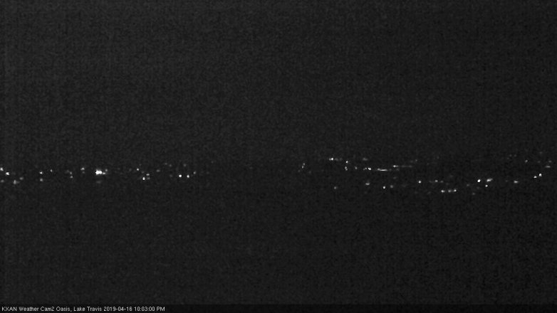 Lake Travis webcam, April 16, 2019 9:05 PM CT