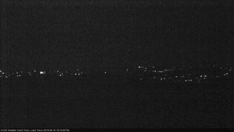 Lake Travis webcam, April 16, 2019 9:20 PM CT