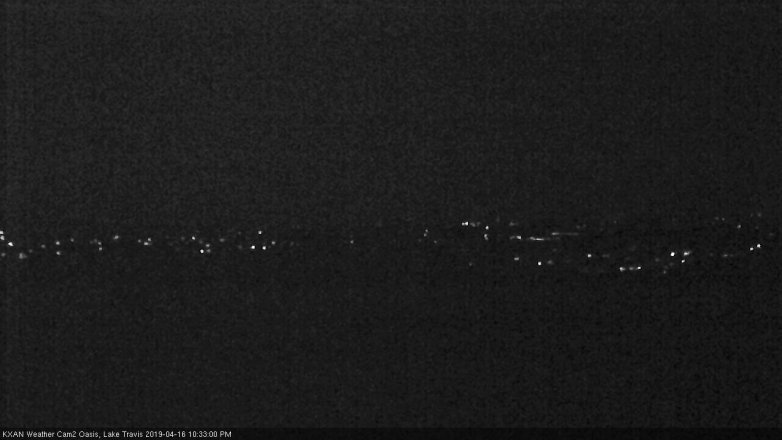 Lake Travis webcam, April 16, 2019 9:35 PM CT