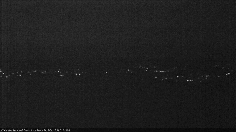 Lake Travis webcam, April 16, 2019 9:55 PM CT