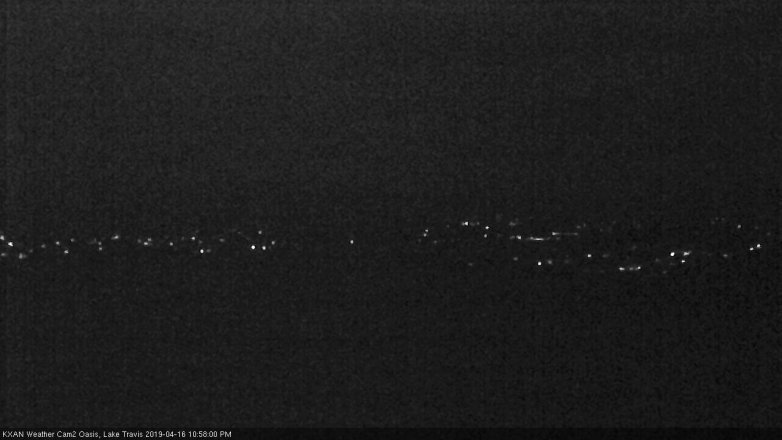 Lake Travis webcam, April 16, 2019 10:00 PM CT