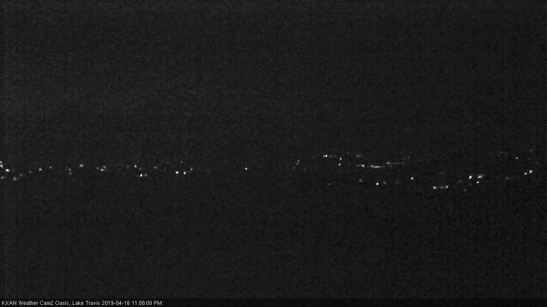 Lake Travis webcam, April 16, 2019 10:10 PM CT