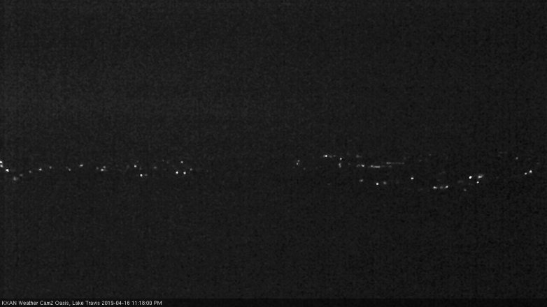 Lake Travis webcam, April 16, 2019 10:20 PM CT